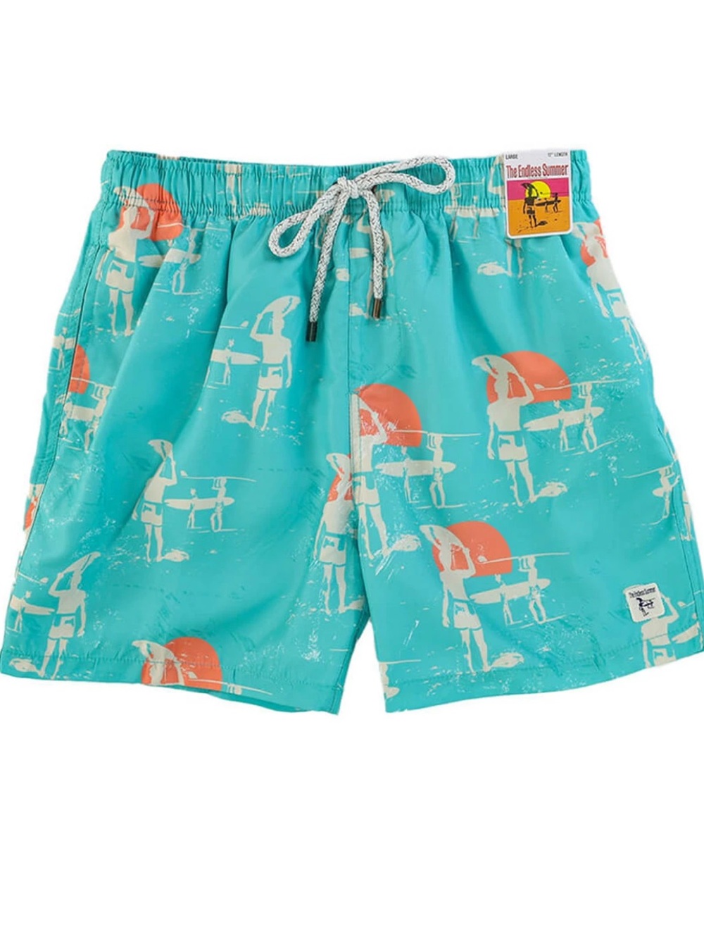 Men’s Vintage Havana Endless Summer Swim Shorts-Surfer